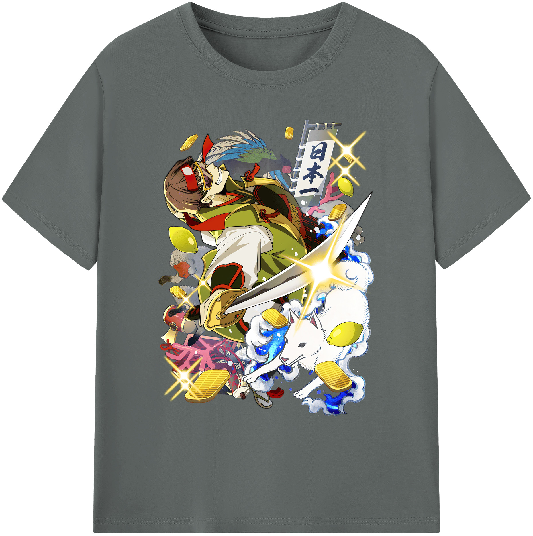 （画像用） 文豪ストレイドッグス Bungo Stray Dogs 綿100％ メンズ半袖Tシャツ｜肌触りやわらか＆通気性